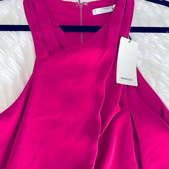 Never worn, NEW Mango fuscia dress! - Picture 5 of 6